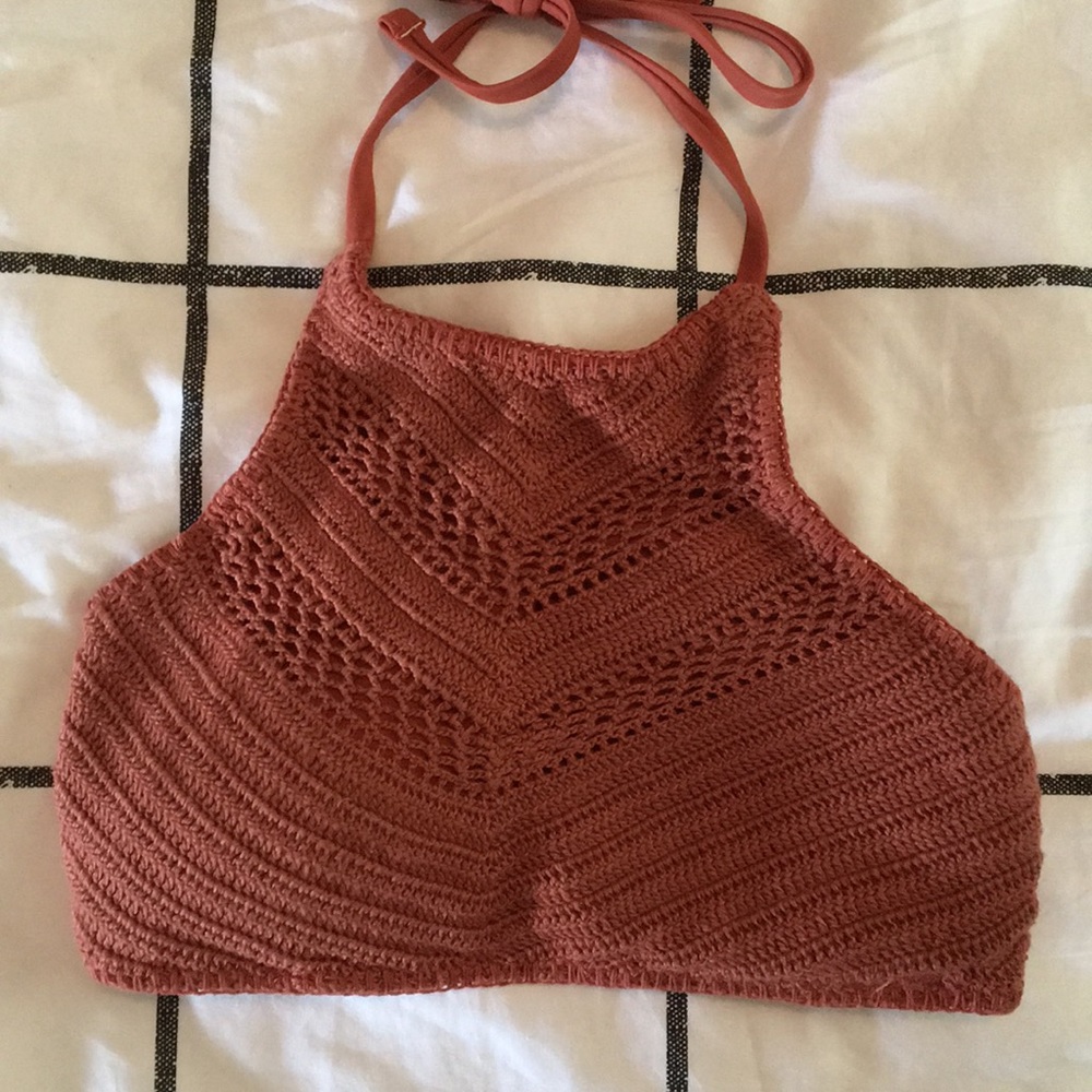 Burnt Orange Bikini Top